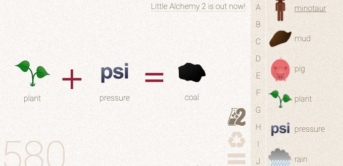 How to make Coal in Little Alchemy
