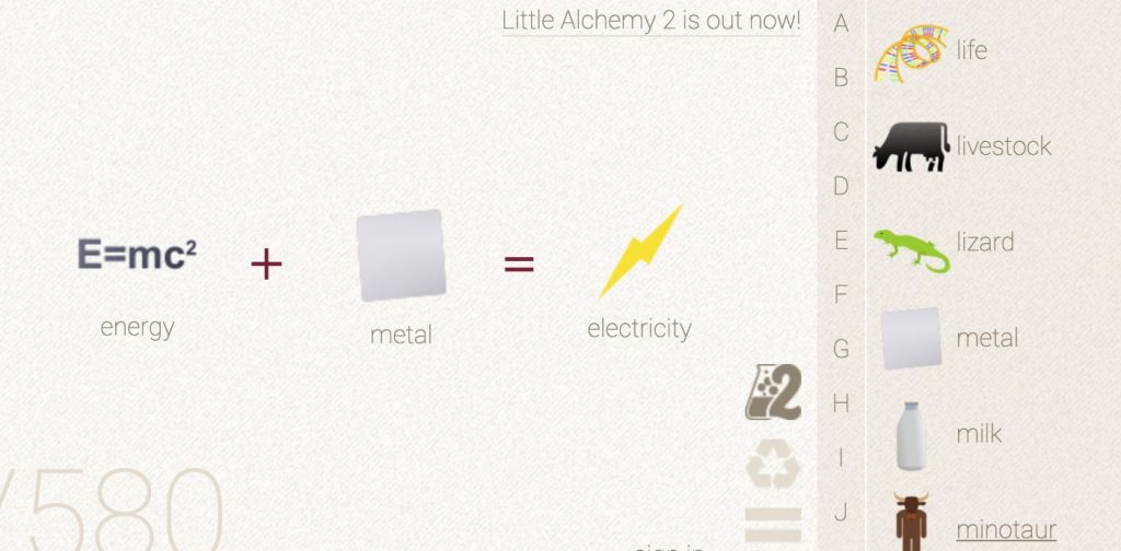 How to make Electricity in LIttle Alchemy