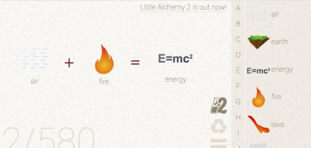 How to make Energy in Little Alchemy