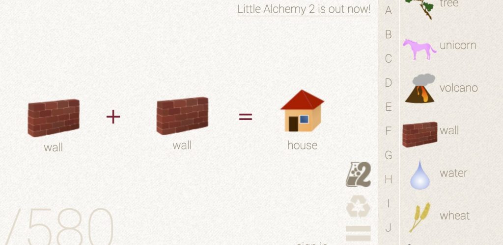 How to make a House in Little Alchemy