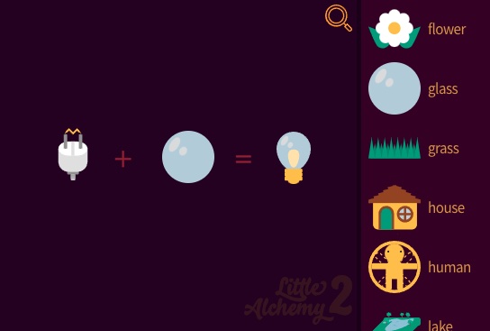How to make Light Bulb in Little Alchemy 2