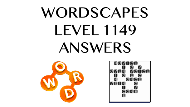 Wordscapes Level 1149 Answers