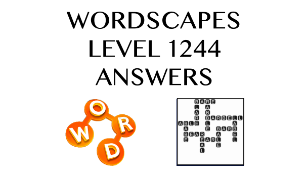 Wordscapes Level 1244 Answers