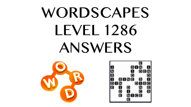 Wordscapes Level 1286 Answers