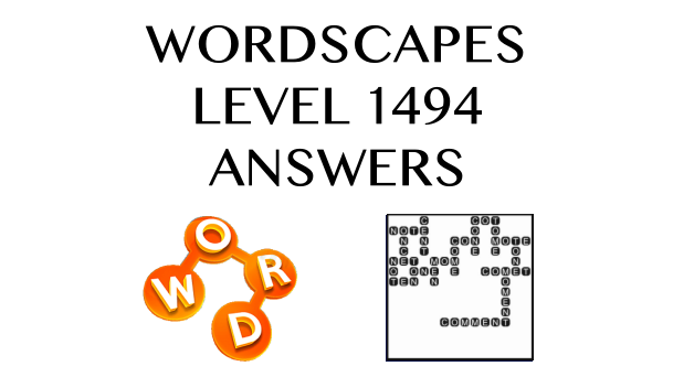 Wordscapes Level 1494 Answers