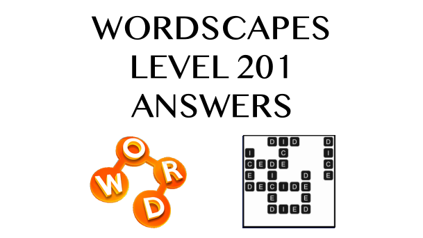 Wordscapes Level 201 Answers