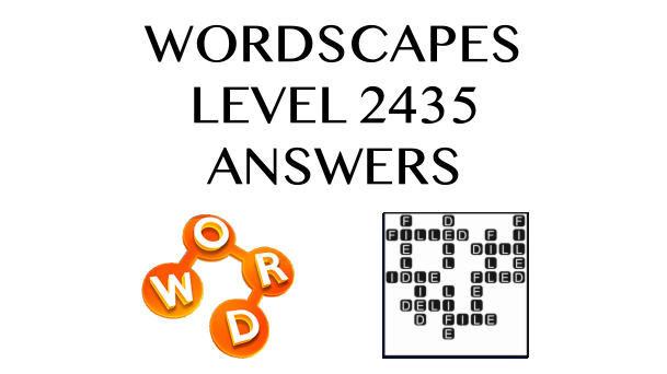 Wordscapes Level 2435 Answers