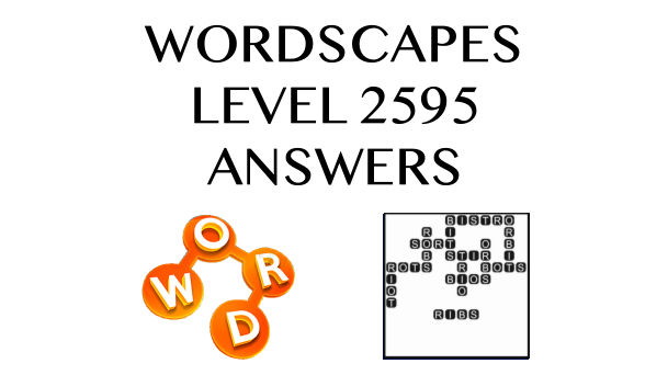 Wordscapes Level 2595 Answers