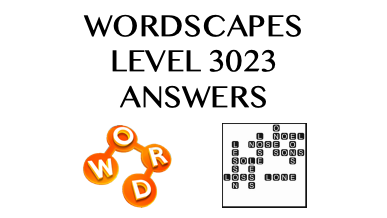 Wordscapes Level 3023 Answers