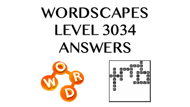 Wordscapes Level 3034 Answers