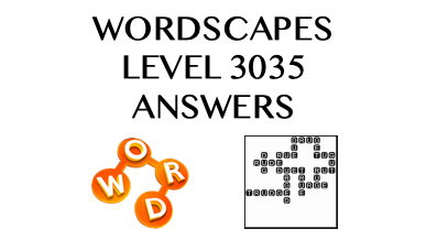 Wordscapes Level 3035 Answers