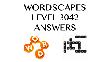 Wordscapes Level 3042 Answers