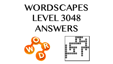 Wordscapes Level 3048 Answers