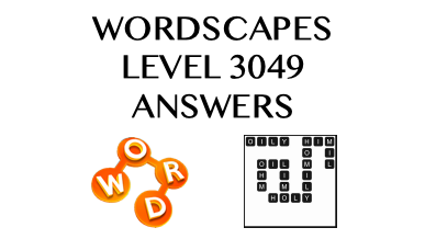 Wordscapes Level 3049 Answers