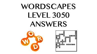 Wordscapes Level 3050 Answers