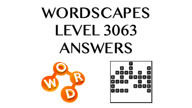 Wordscapes Level 3063 Answers