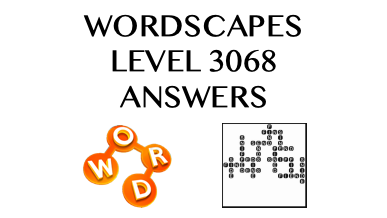 Wordscapes Level 3068 Answers