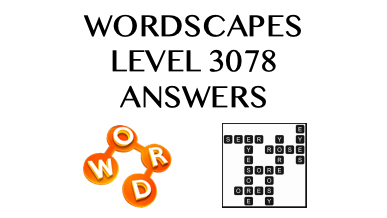 Wordscapes Level 3078 Answers