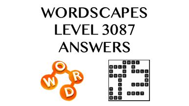 Wordscapes Level 3087 Answers