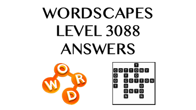 Wordscapes Level 3088 Answers