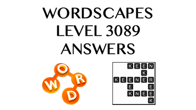 Wordscapes Level 3089 Answers