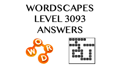 Wordscapes Level 3093 Answers