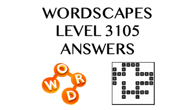 Wordscapes Level 3105 Answers