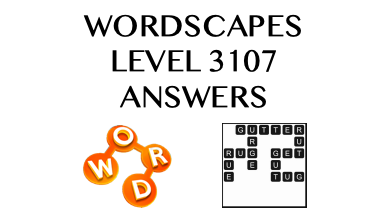 Wordscapes Level 3107 Answers