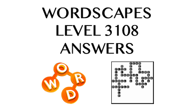 Wordscapes Level 3108 Answers