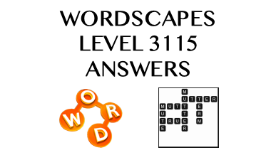 Wordscapes Level 3115 Answers