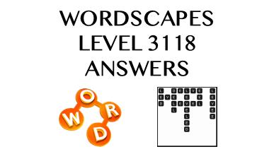 Wordscapes Level 3118 Answers