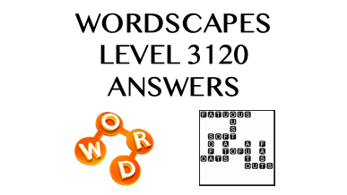 Wordscapes Level 3120 Answers