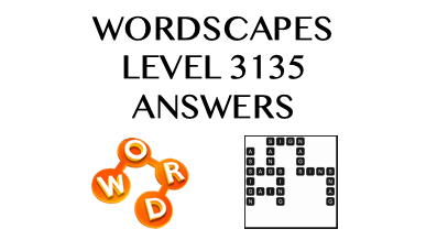 Wordscapes Level 3135 Answers