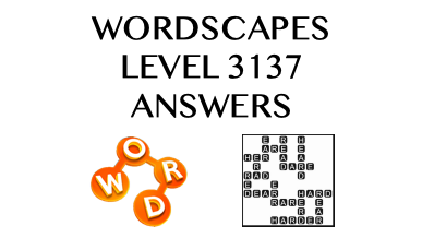 Wordscapes Level 3137 Answers