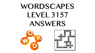 Wordscapes Level 3157 Answers