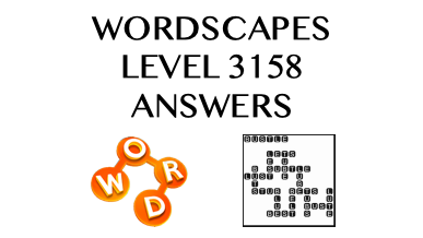 Wordscapes Level 3158 Answers