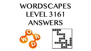 Wordscapes Level 3161 Answers