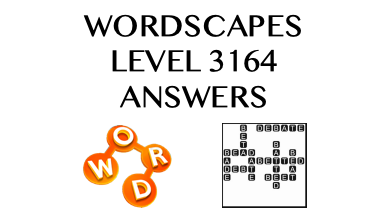 Wordscapes Level 3164 Answers