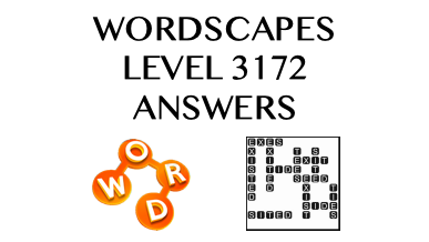 Wordscapes Level 3172 Answers