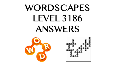 Wordscapes Level 3186 Answers