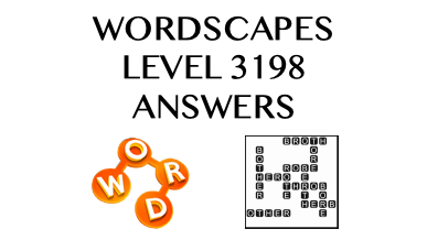 Wordscapes Level 3198 Answers