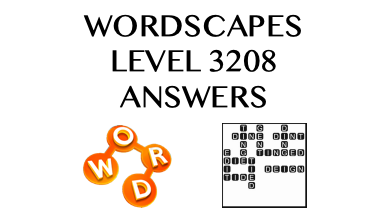 Wordscapes Level 3208 Answers