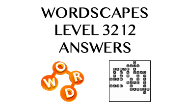 Wordscapes Level 3212 Answers