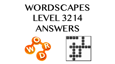 Wordscapes Level 3214 Answers