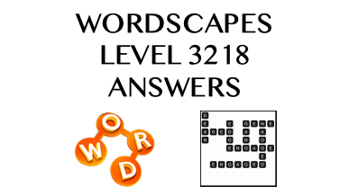 Wordscapes Level 3218 Answers