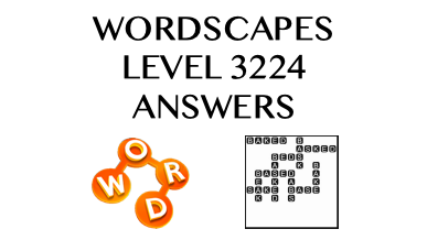 Wordscapes Level 3224 Answers