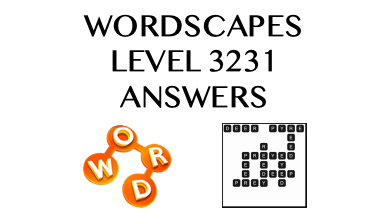 Wordscapes Level 3231 Answers