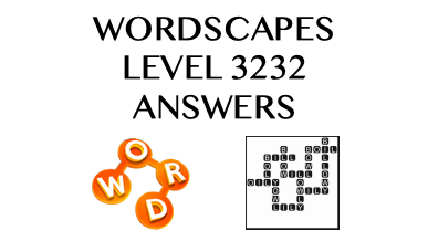 Wordscapes Level 3232 Answers