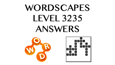 Wordscapes Level 3235 Answers