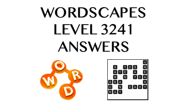 Wordscapes Level 3241 Answers